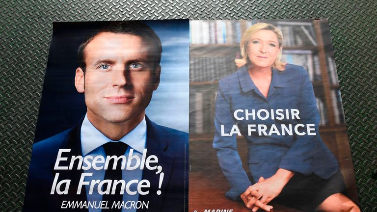 French voters will choose between Emmanuel Macron and Marine Le Pen