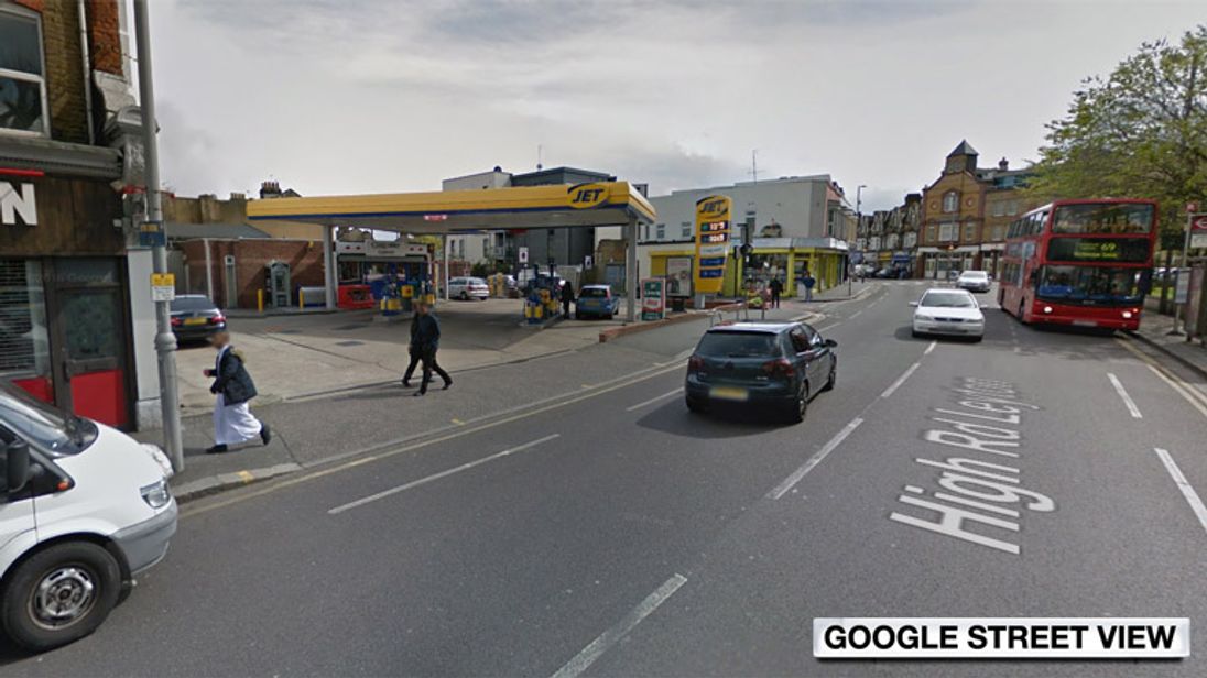 The car was taken from the Jet petrol station