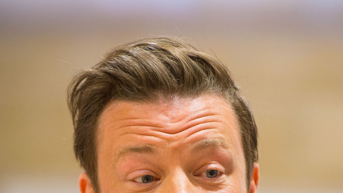 Celebrity chef Jamie Oliver