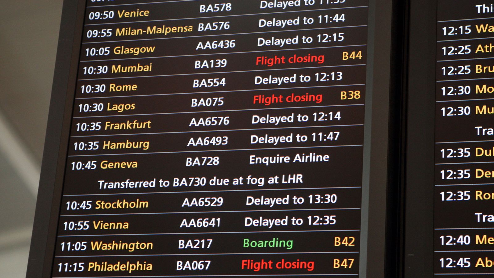 The airlines with the worst UK inbound delays revealed | Money News ...