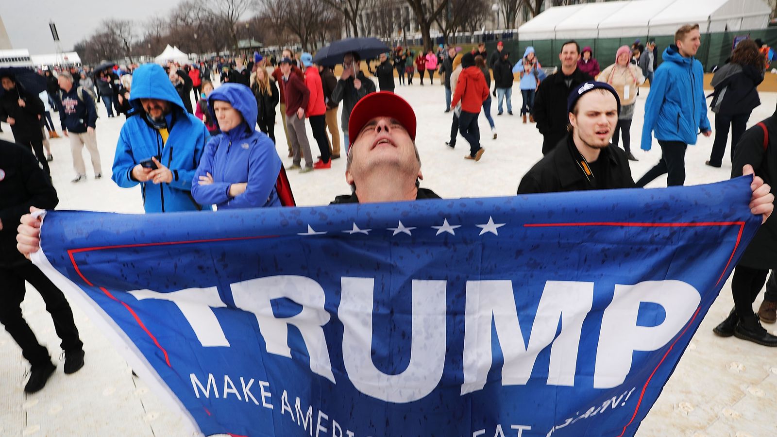 Sky Views: Trump and supporters standing firm | World News | Sky News