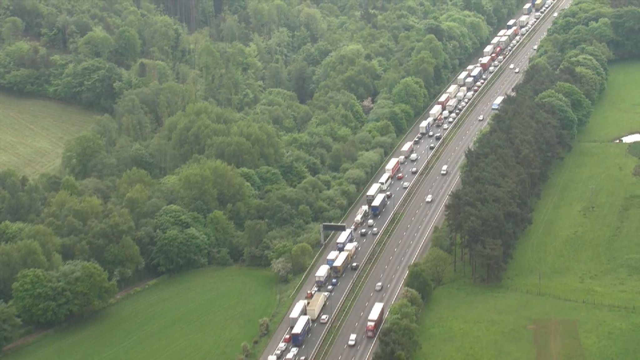 Lorry driver arrested after five killed in M6 crash near Stoke | UK ...