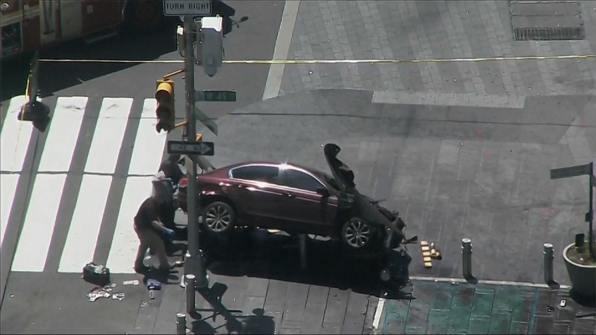 New York crash witnesses describe 'gruesome' scene in Times Square