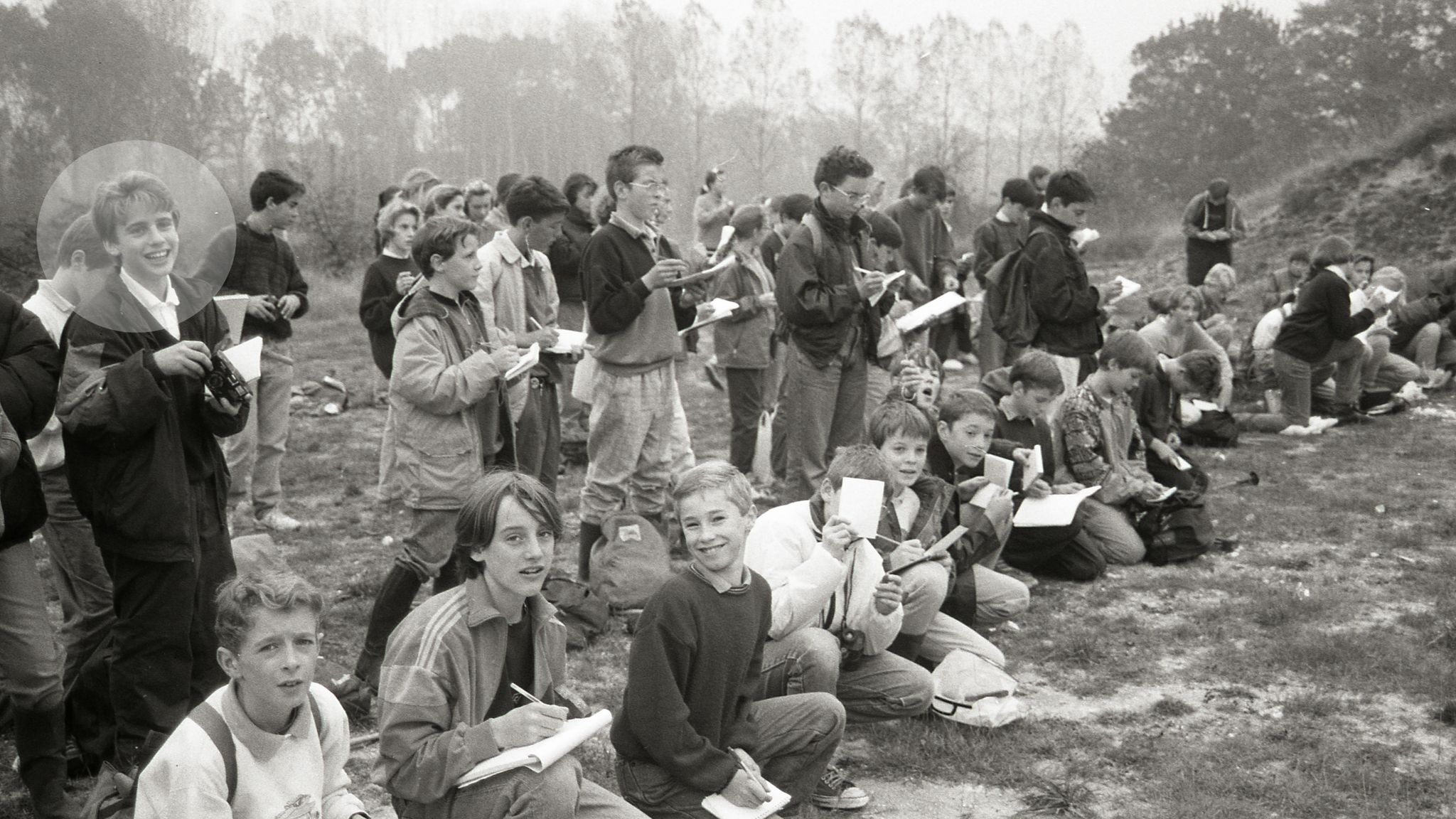 Сентября 1990. Школьные фото Бриджит Тронье 1960. September 1990. 1990 In pictures.