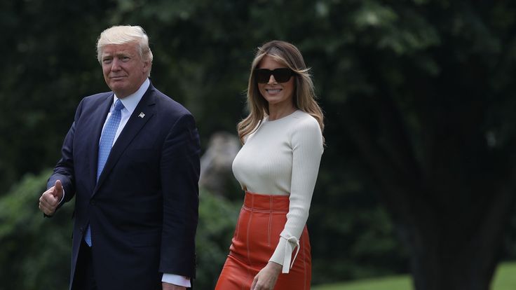 President Trump and Melania  ready to depart for his first foreign trip 