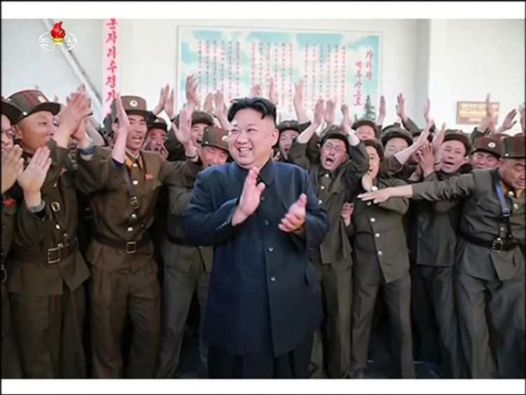 Kim Jong Un watches latest missile launch