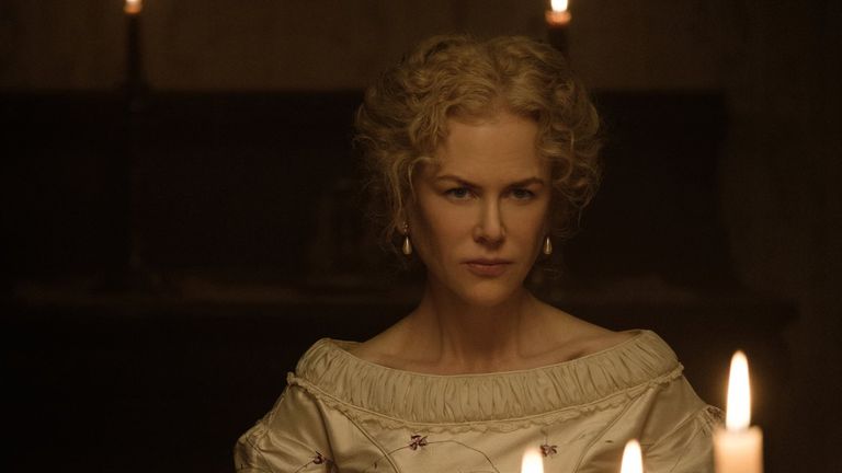 Kidman as a cruel headmistress in Sofia Coppola's The Beguiled
