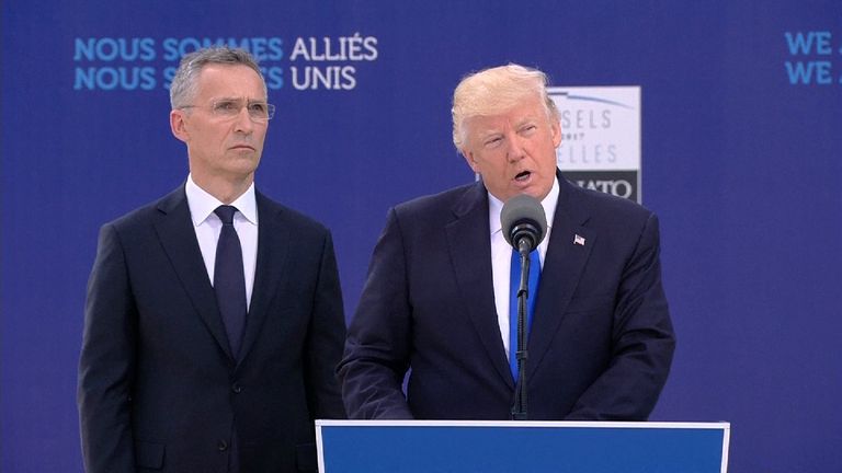 Donald Trump condemned the Manchester attack