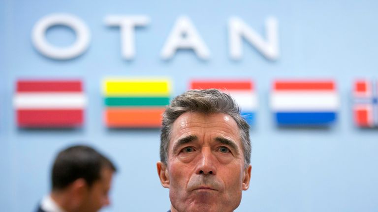Former NATO secretary general Anders Fogh Rasmussen