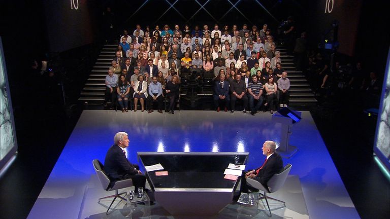 Jeremy Corbyn is challenged over John McDonnell&#39;s previous support for the scrapping of MI5