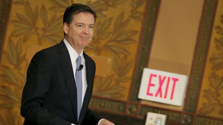 James Comey was fired as FBI director by President Trump on Tuesday