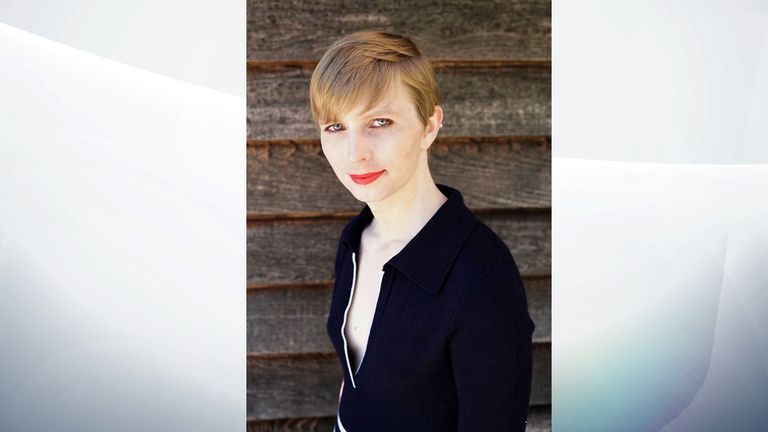 Chelsea Manning&#39;s first photo after she was released from prison. Pic: Twitter