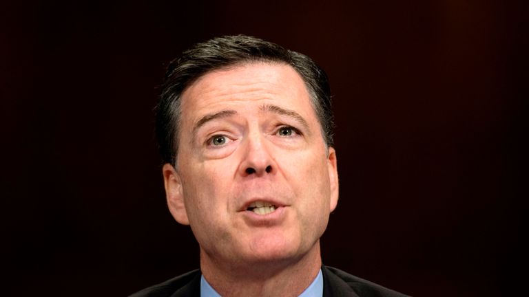 FBI Director James Comey said he felt nauseous over claims his actions influenced the presidential election