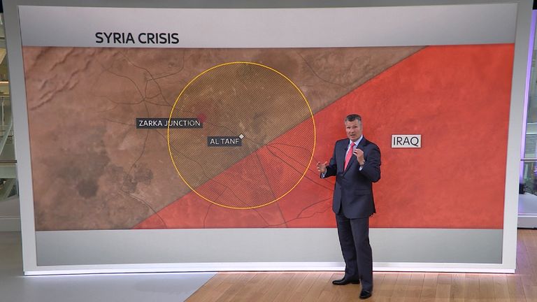 David Bowden explains the latest military skirmishes on the Syrian border