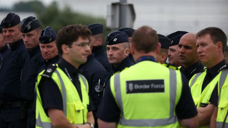 The deal allows Border Force officials to work alongside the French in Calais