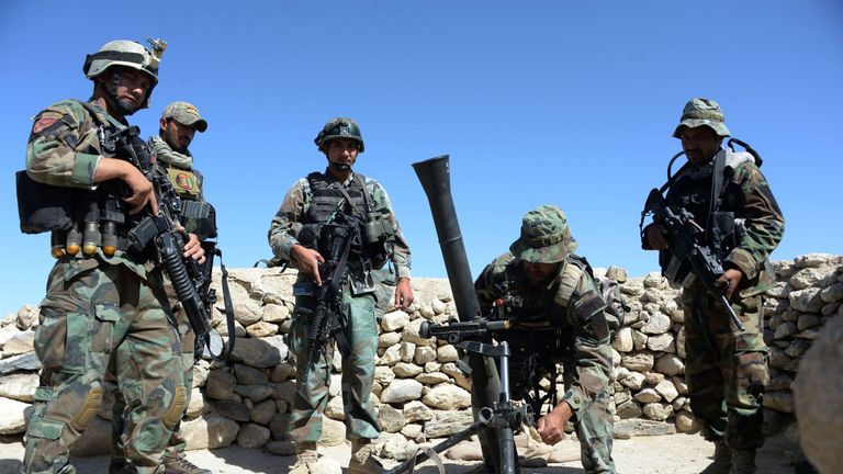 FILE PIC: Afghan special forces were involved in the operation