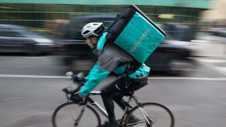 Deliveroo handles takeaway orders for restaurant chains