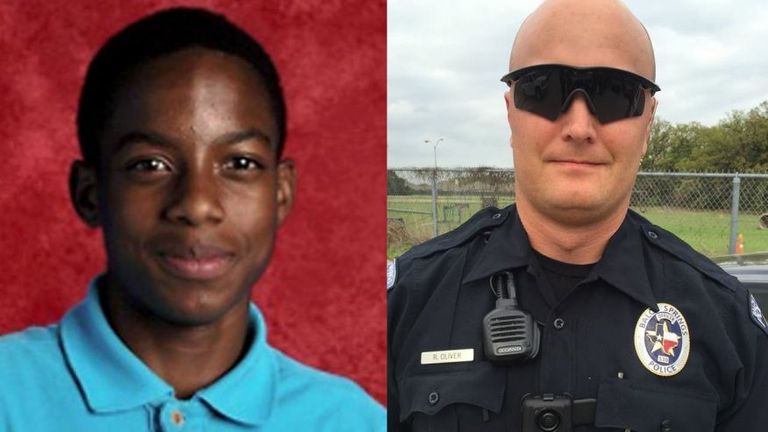 Officer Charged Over Shooting Of Teenager Jordan Edwards In Car World News Sky News