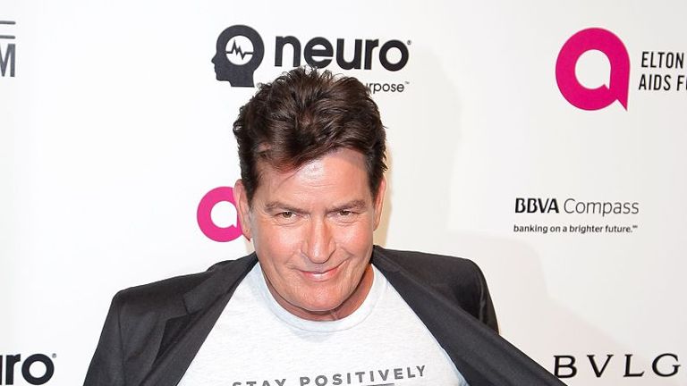 Charlie Sheen announced that he was HIV positive on The Today Show after being blackmailed into paying over $10m to keep his status secret