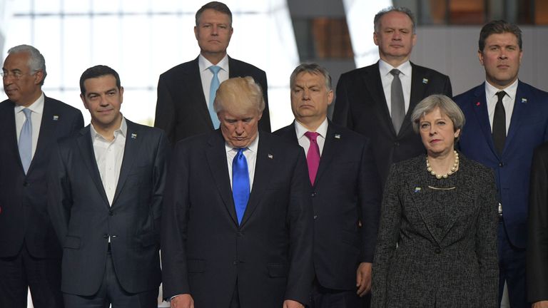 NATO leaders gathered in Brussels