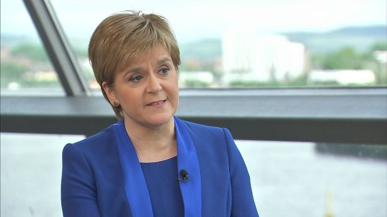 First Minister and SNP leader Nicola Sturgeon