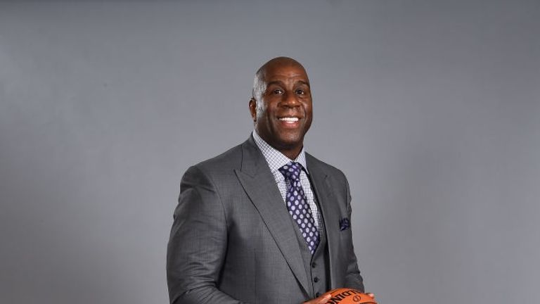 Basketball player Magic Johnson tested positive for HIV in 1991 and has said: 'I enjoy being the messenger for God in terms of letting people know about HIV and AIDS'