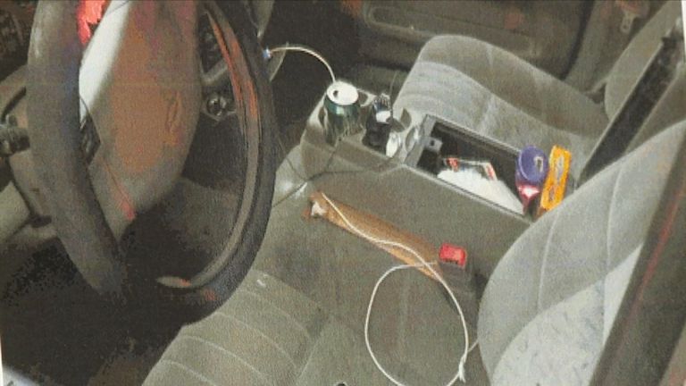 The car&#39;s occupants tried to hide the drugs when they were pulled over