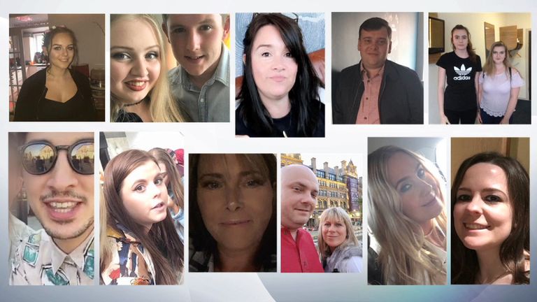 Some of those missing after the Manchester attack