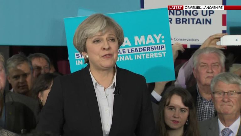 Theresa May responds to reports of disastrous Brexit talks