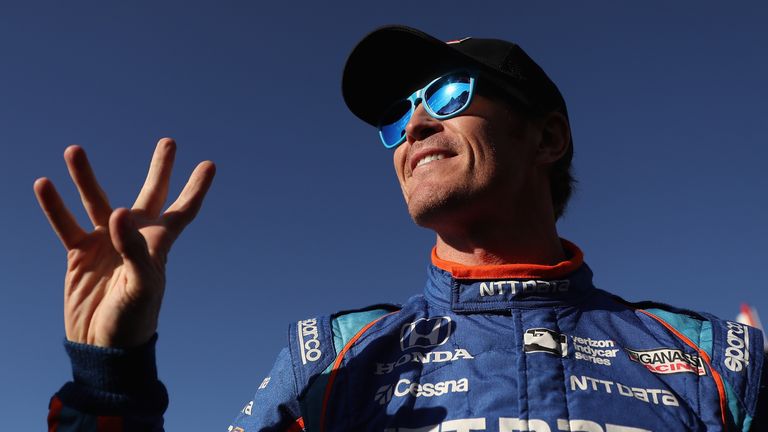 Scott Dixon is in pole position for the Indy 500. He&#39;s pictured here at a race in April in Arizona