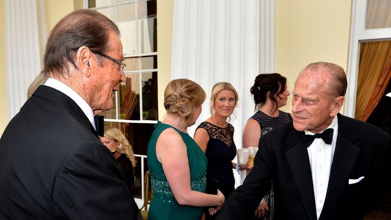 He met Prince Phillip at a celebration for the 60th anniversary of The Duke of Edinburgh's Award in 2016