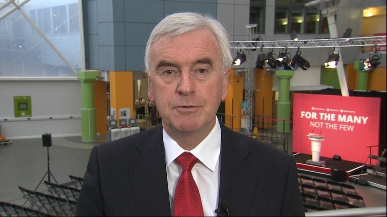 Shadow Chancellor John McDonnell talks about the pledges Labour are making.