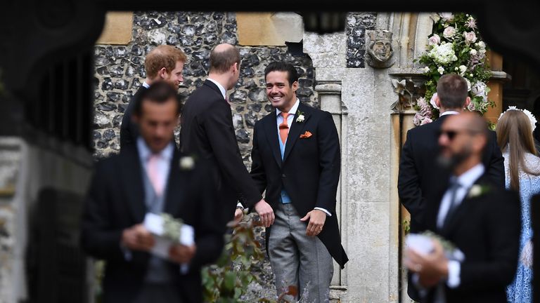 Former Made In Chelsea regular and reality television personality Spencer Matthews chats to Princes William and Harry