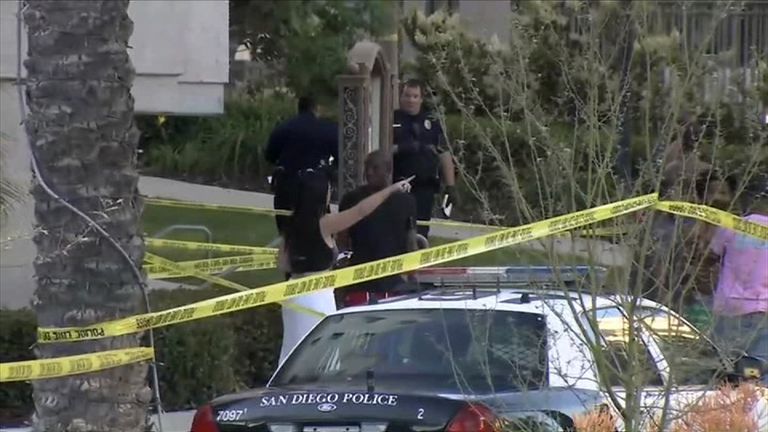 The shooting happened at an apartment complex near the University of California
