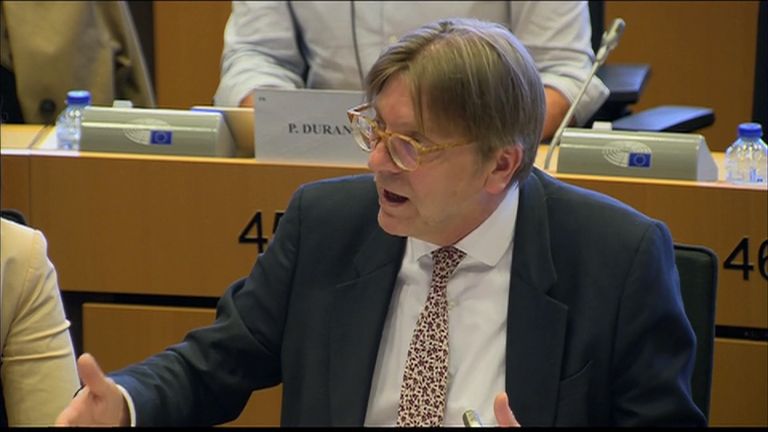 Guy Verhofstadt outlines phase one of the Brexit negotiations