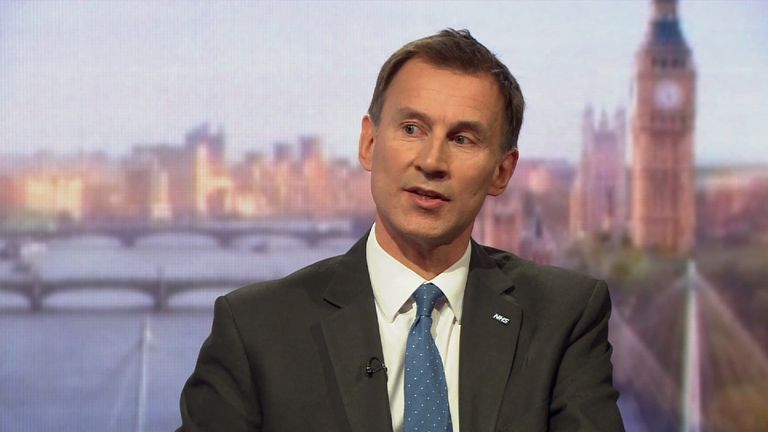 Jeremy Hunt says the Conservatives want to stop people losing their jobs if they have a mental health disorder
