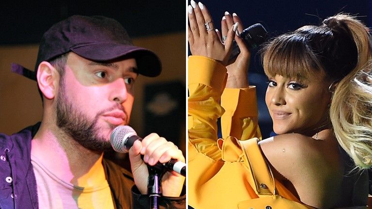 Scooter Braun and Ariana Grande