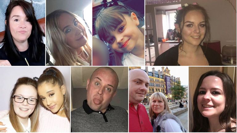 Some of those killed in the Manchester terror attack
