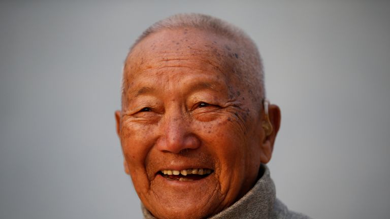 The 85-year-old Nepalese mountaineer was preparing to attempt to climb Everest for the second time