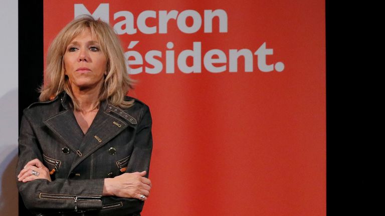 Brigitte Trogneux, wife of Emmanuel Macron