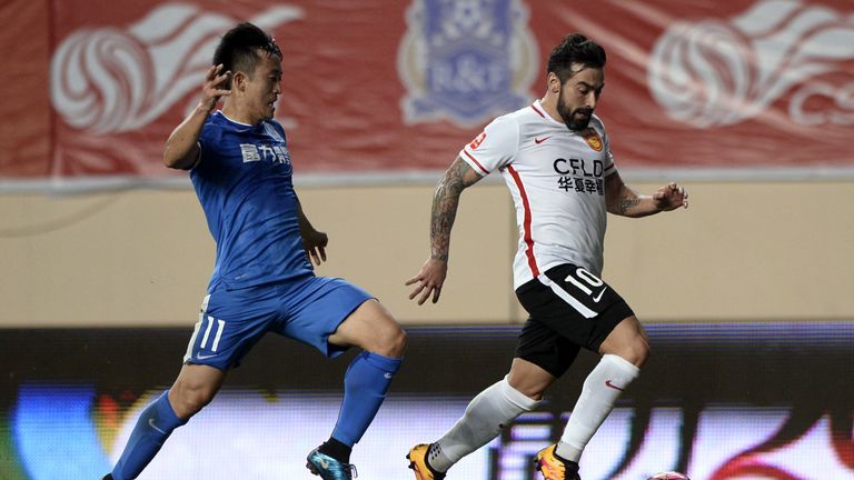Hebei CF described Lavezzi as 'the next Maradona' when he signed for the club