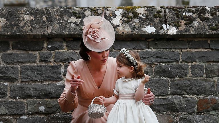 Kate and her daughter Princess Charlotte
