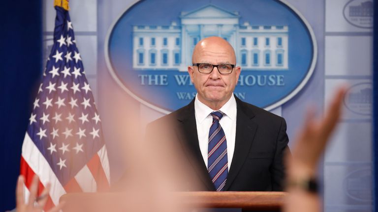 General McMaster faced tough questions on what Mr Trump told the Russians