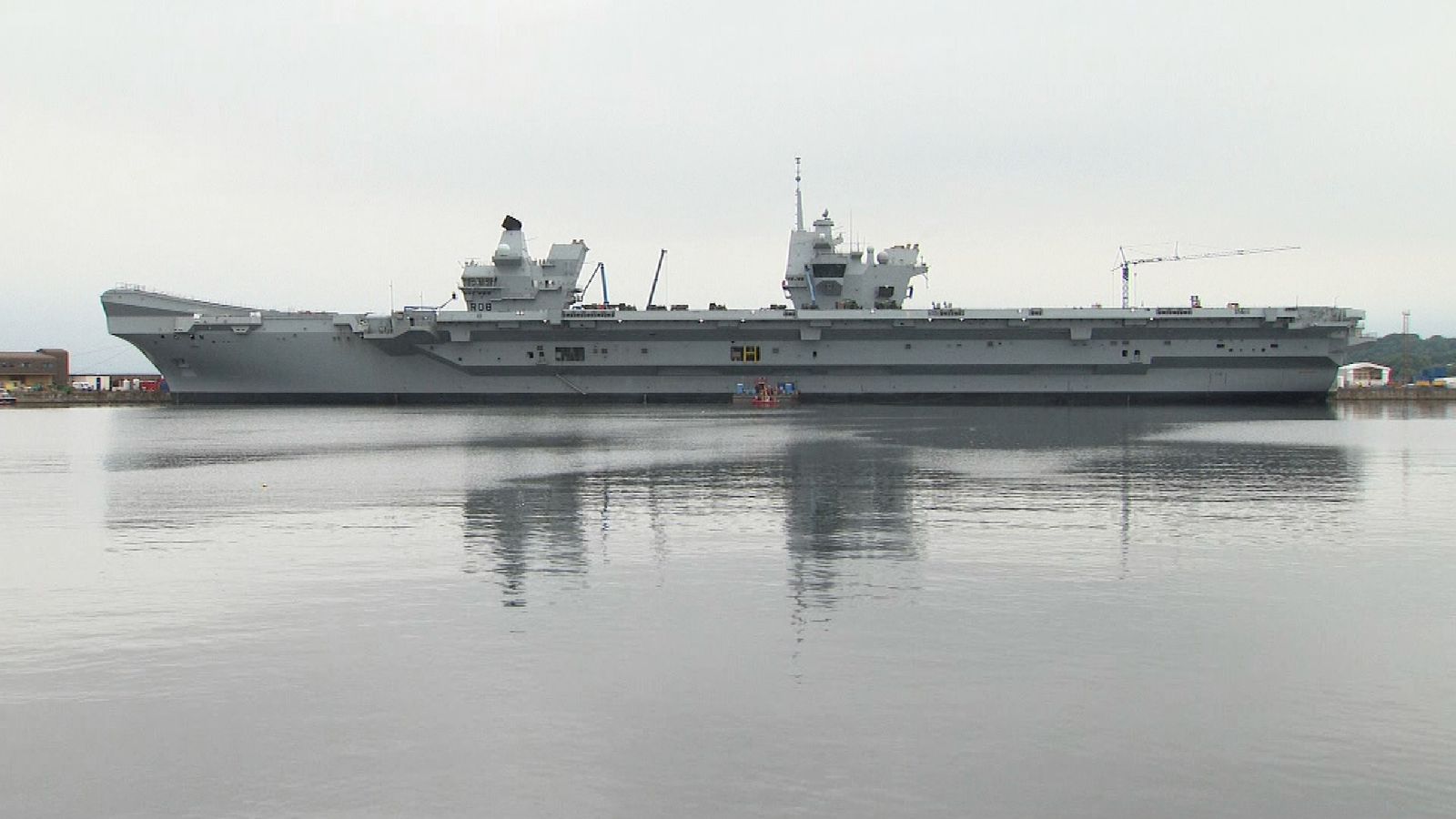 Royal Navy's largest warship to set sail | News UK Video News | Sky News