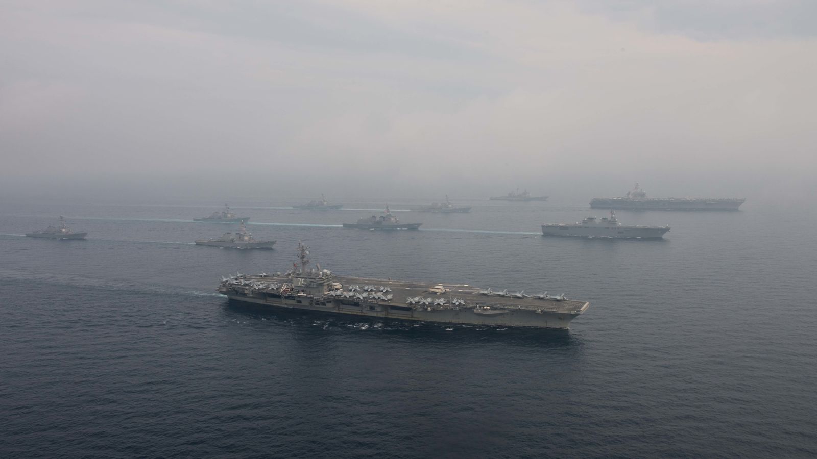 US and Japan stage military exercises off Korean Peninsula | World News ...