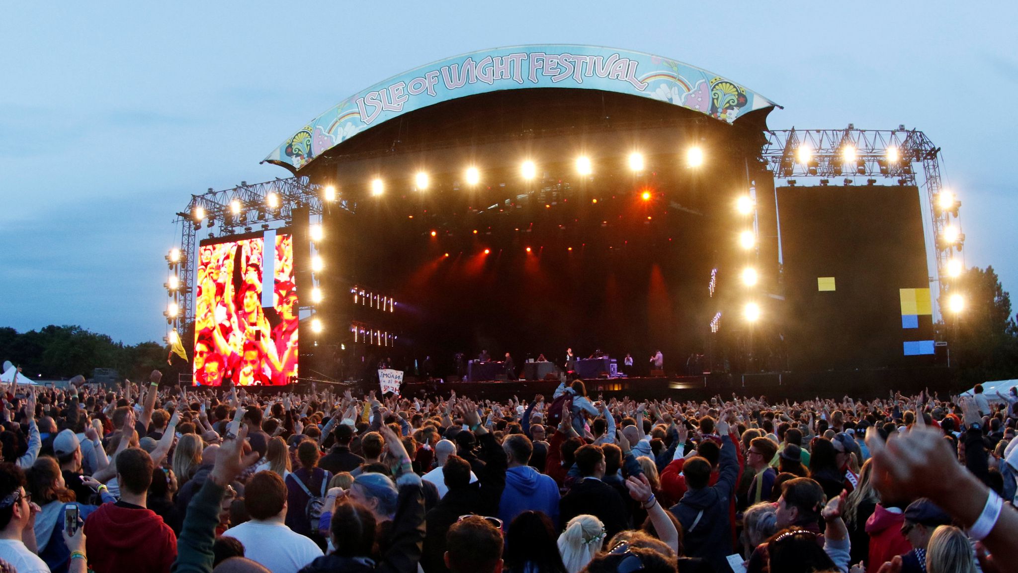 Isle of Wight Festival in pictures Ents Arts News Sky News