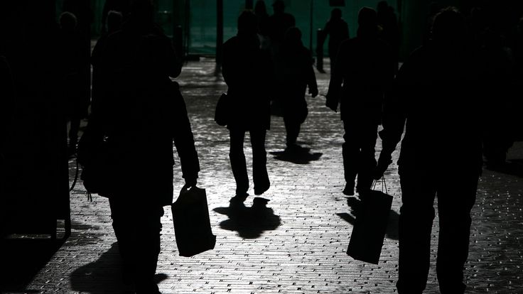 Shoppers walk through Liverpool city centre on January 23, 2009 in Liverpool, United Kingdom
