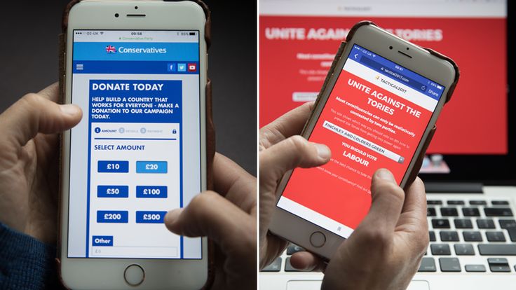 All the parties are using the internet to target voters in the invisible election
