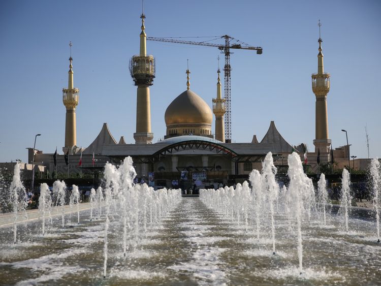 The mausoleum of the founder of the Islamic Republic of Iran, Ayatollah Ruhollah Khomeini