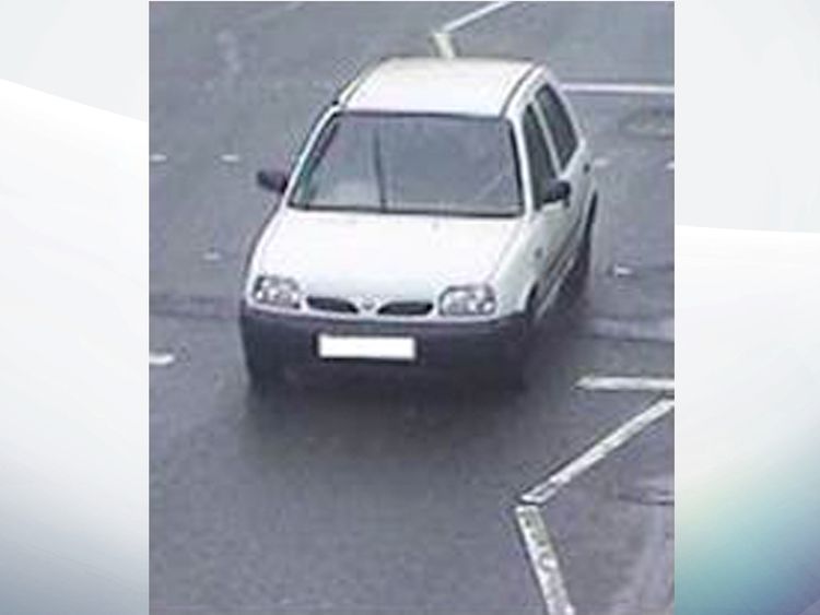 The white R reg Nissan Micra was bought by Abedi in April